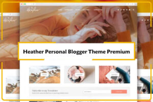 Heather Photographer Blogger Theme Premium